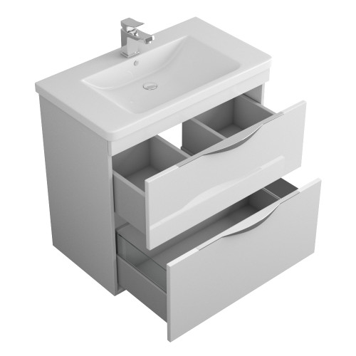 Тумба OWL 1975 Sjel stor 80, белый лак