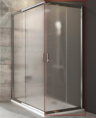 Душевая дверь Ravak раздвижная 90х190, толщина полотна мм универсальная, цвет профиля хром
