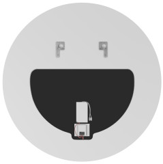 Зеркало Алжир 700 с подсветкой Домино