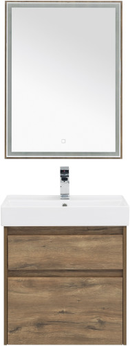 Мебель для ванной Aquanet Nova Lite 60 дуб рустикальный (2 ящика)