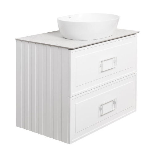 Тумба под раковину подвесная La Fenice Cubo TWIN FNC-01-CUB-B-100-2, белая