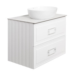 Тумба под раковину подвесная La Fenice Cubo TWIN FNC-01-CUB-B-100-2, белая