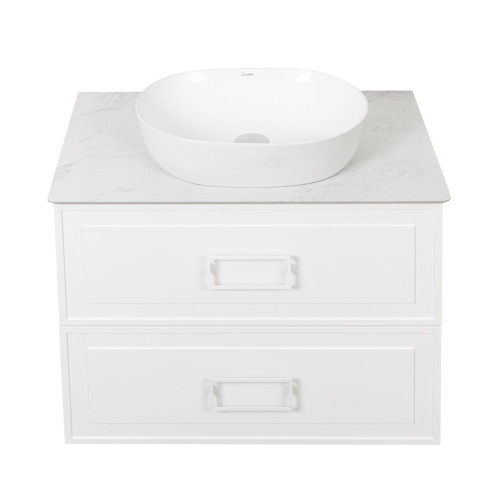 Тумба под раковину подвесная La Fenice Cubo TWIN FNC-01-CUB-B-100-2, белая