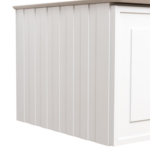 Тумба под раковину подвесная La Fenice Cubo TWIN FNC-01-CUB-B-100-2, белая