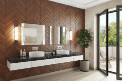 Зеркало Vigo Elen Luxe 60 с подсветкой и часами