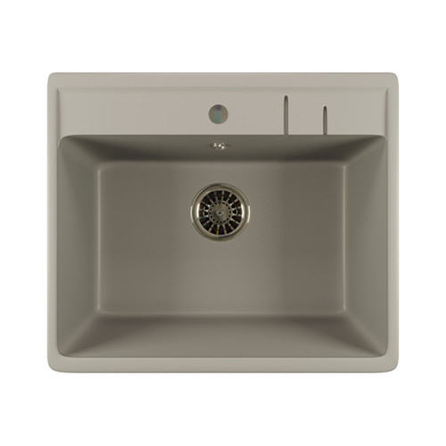 Мойка из искусственного мрамора MIXLINE ML-GM15 49x55 (533157)