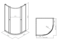 Душевой уголок Ifo Silver 90x90 RP5190222003