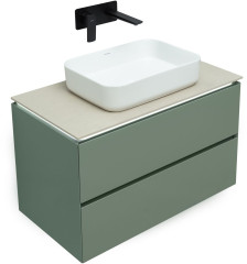 Тумба под раковину Allen Brau Infinity 1.21001.CGM 85 cement grey matt