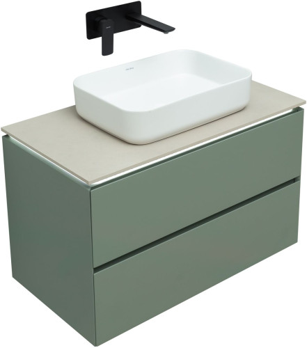 Тумба под раковину Allen Brau Infinity 1.21001.CGM 85 cement grey matt