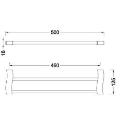 Держатель для полотенец Schein Swing 32822