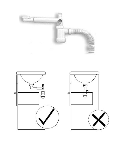 RONDA Модуль д/раковины 700 мм, бетон/белый матовый