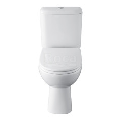 Унитаз-компакт Roca ACCESS, косой выпуск, c сиденьем микролифт (7.34P2.3.900.Y)