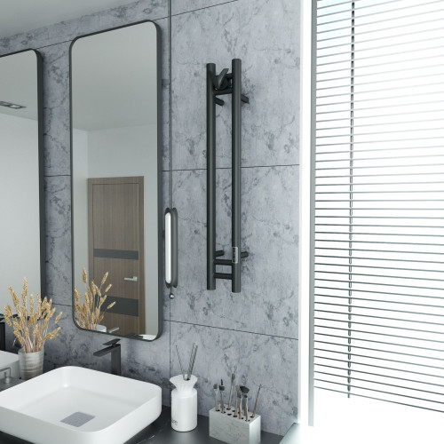 Полотенцесушитель электрический (I-образный) Bauedge Stella DB-0074, 13x80 см