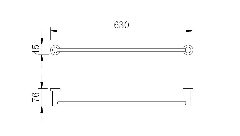 Полотенцедержатель 60 см. RUSH Victoria (VI71531)