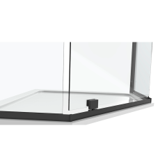 Душевое ограждение  Black&amp;White S875 90x90