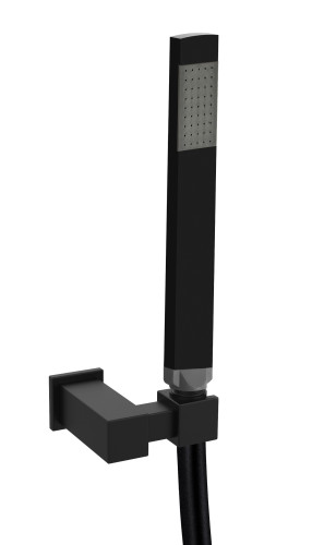 Комплект KITEL018NO/MKING для душа со смесителем EL018NO/M на 2 выхода, душ 300мм, ELLE, черный матовый Paffoni