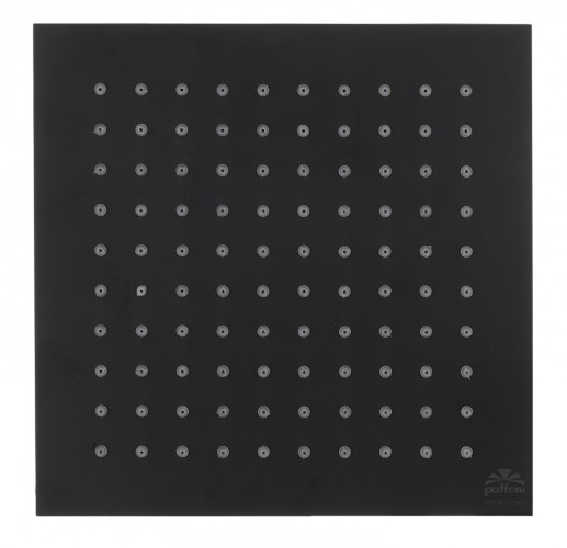 Комплект KITEL018NO/MKING для душа со смесителем EL018NO/M на 2 выхода, душ 300мм, ELLE, черный матовый Paffoni