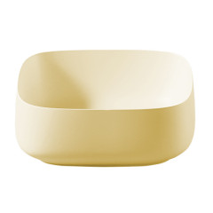 Раковина Artceram Cognac Quadro 460*410*155 отверстия для смесителя-отсутствуют Zync yellow