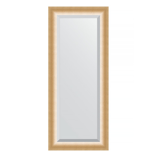 Зеркало настенное с фацетом EVOFORM в багетной раме травленое золото, 61х146 см, BY 1171