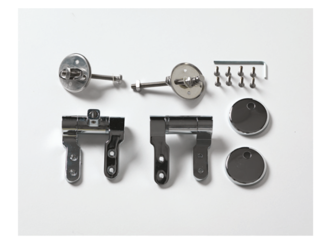 Комплект петель soft-close Artceram Hermitage хром