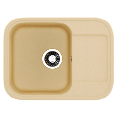 Кухонная мойка Formastone NOVA 61-47, прямоугольная с крылом, шампань