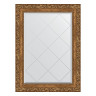 Зеркало настенное с гравировкой EVOFORM в багетной раме виньетка бронзовая, 65х87 см, BY 4099