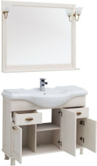 Мебель для ванной Aquanet Тесса Декапе 105 жасмин/золото