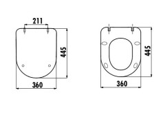 CREAVIT Крышка дюропласт с микролифтом