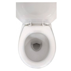 Унитаз компакт Лобненский стройфарфор Универсал NEW 45 сливная арматура + сиденье (10/1/5/3-37)