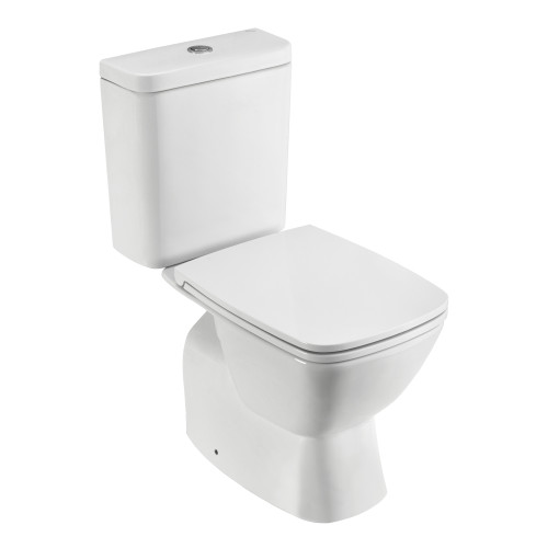 Унитаз-компакт безободковый Santek "Нео" rimless с горизонтальным выпуском (1.WH30.2.418)