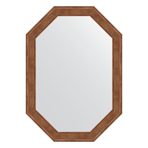 Зеркало настенное Polygon EVOFORM в багетной раме сухой тростник, 49х69 см, BY 7013