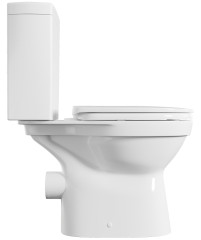 Унитаз-компакт c функцией биде Vitra Norm Eisberg 355х640х805, сиденье термопласт с микролифтом, белый (9844B099-7204)