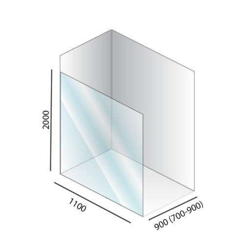 Душевое ограждение Kolpa San Terra TS Open 110