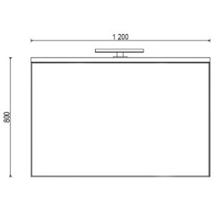 Зеркальный шкаф Акватон Брук 120