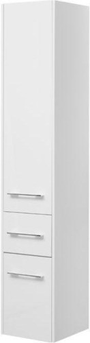 Шкаф-пенал для ванной Aquanet Августа 35 L белый