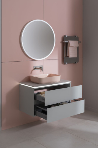 Тумба под раковину Allen Brau Infinity 1.21001.PWM 85 рapyrus white matt