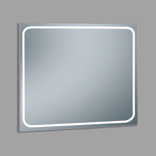 Xpertials EMIN, зеркало 100х80 см, LED свет, вкл/выкл с диммером, антизапотевие, профиль черный матовый