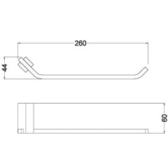 Держатель для бумажных полотенец Schein Watteau 125-R