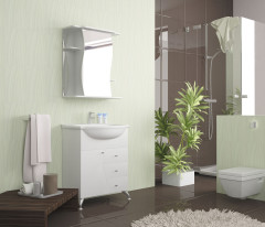 Зеркало-шкаф навесной без подсветки MIXLINE Венеция-60 белый (77001136)