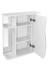 Зеркало-шкаф навесной без подсветки MIXLINE Венеция-60 белый (77001136)