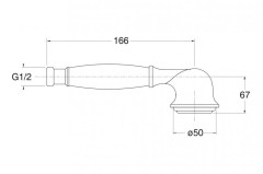 Душевая лейка Cristina PD 105