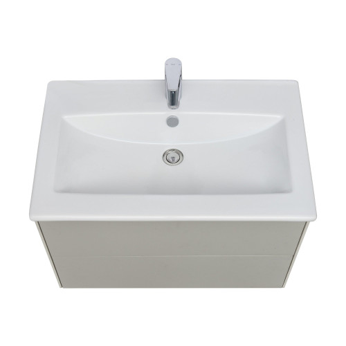 Тумба под раковину AQUATON Сохо 75 подвесная, Слэйт\Галька серая (1A258101AJ9A0)