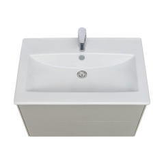 Тумба под раковину AQUATON Сохо 75 подвесная, Слэйт\Галька серая (1A258101AJ9A0)