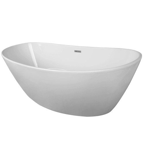 Ванна акриловая 1800x820 Azario EASTON AZ-1337 свободностоящая, в комплекте с сифоном и металлической рамой