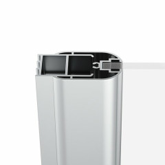 Душевая дверь Ravak распашная 120х195, толщина полотна 6мм универсальная, цвет профиля хром