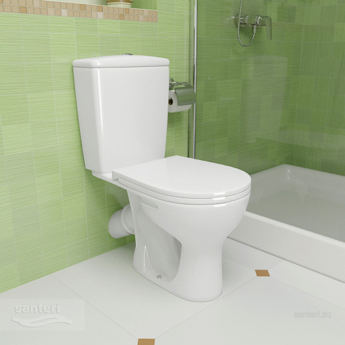 Унитаз-компакт Santeri Орион белый 1.P400.8.S00.00B.F