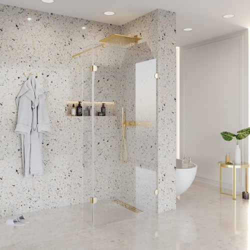 Душевая перегородка Niagara NG-642-90 GOLD (90x195)