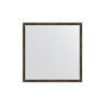Зеркало настенное EVOFORM в багетной раме витая бронза, 58х58 см, BY 0772