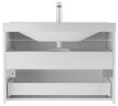 Тумба подвесная под умывальник "Maria 80" Malta с двумя ящиками В2 Домино