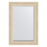 Зеркало настенное с фацетом EVOFORM в багетной раме старый гипс, 65х95 см, BY 1272
